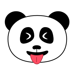 Apathetic Panda Stickers